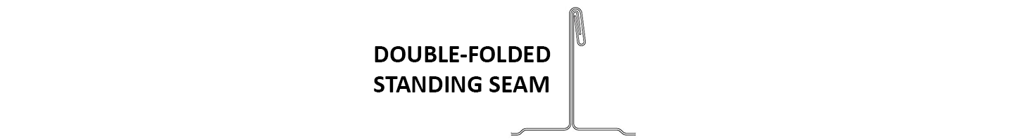 Double-Folded Standing Seam